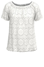 Siana White Broderie Anglaise Top