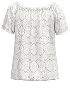 Siana White Broderie Anglaise Top