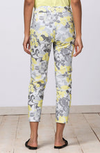 Siena Grey and Yellow Mix Capri Trousers