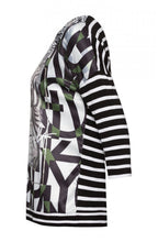 Silky Patterned Front Top