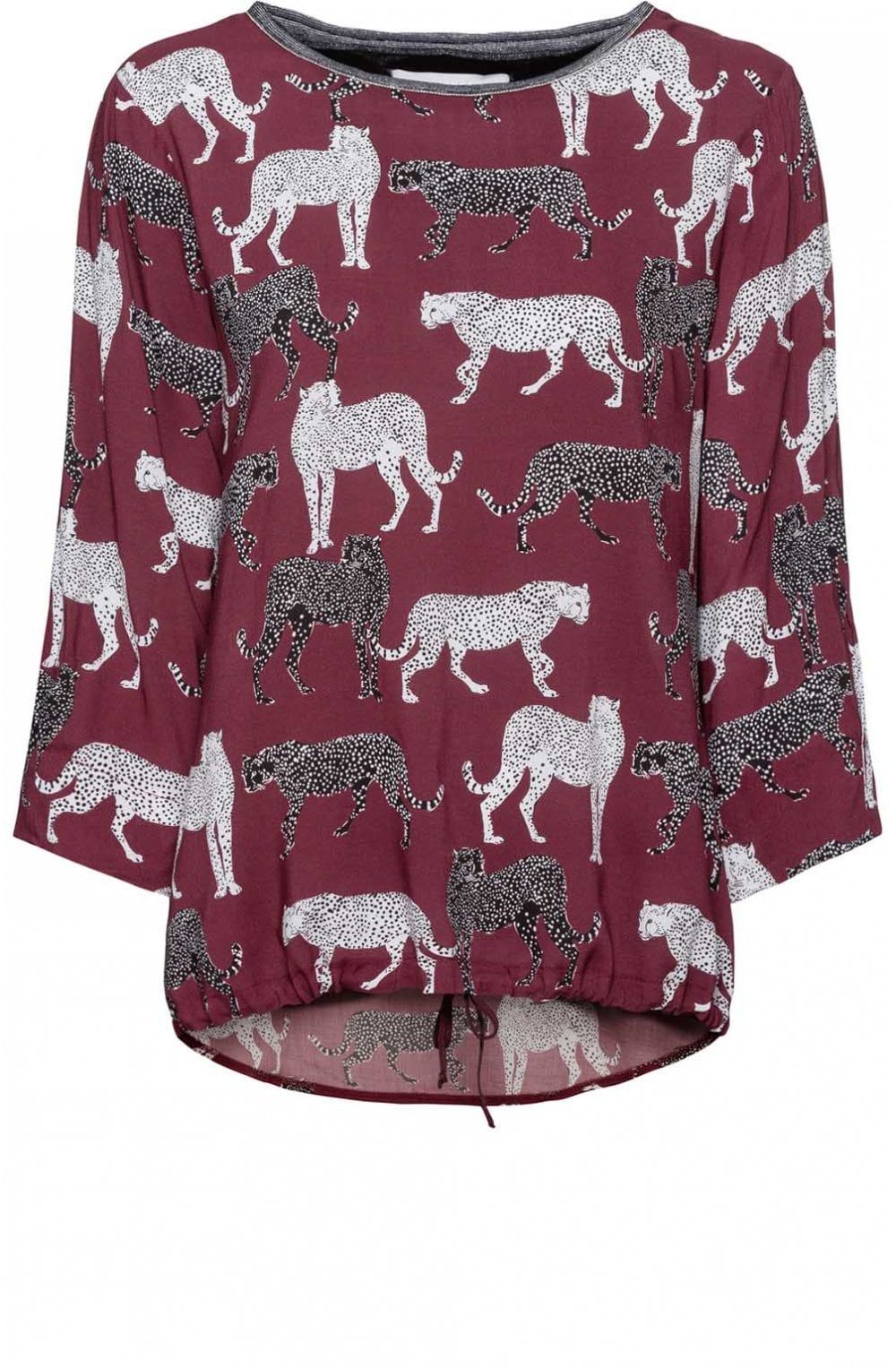 Striking Animal Design Blouse