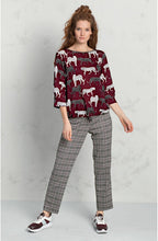 Striking Animal Design Blouse