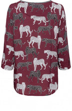 Striking Animal Design Blouse