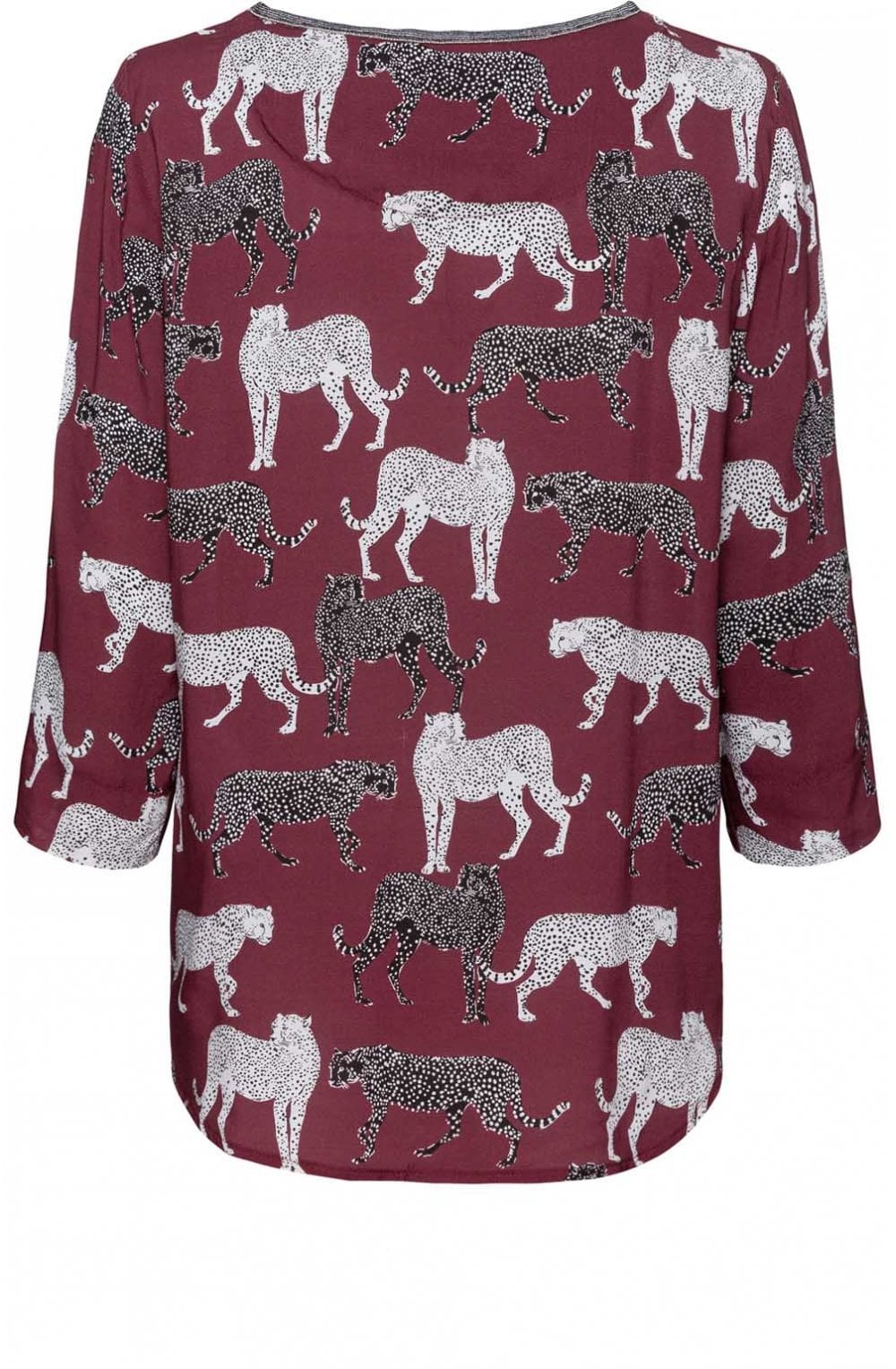 Striking Animal Design Blouse