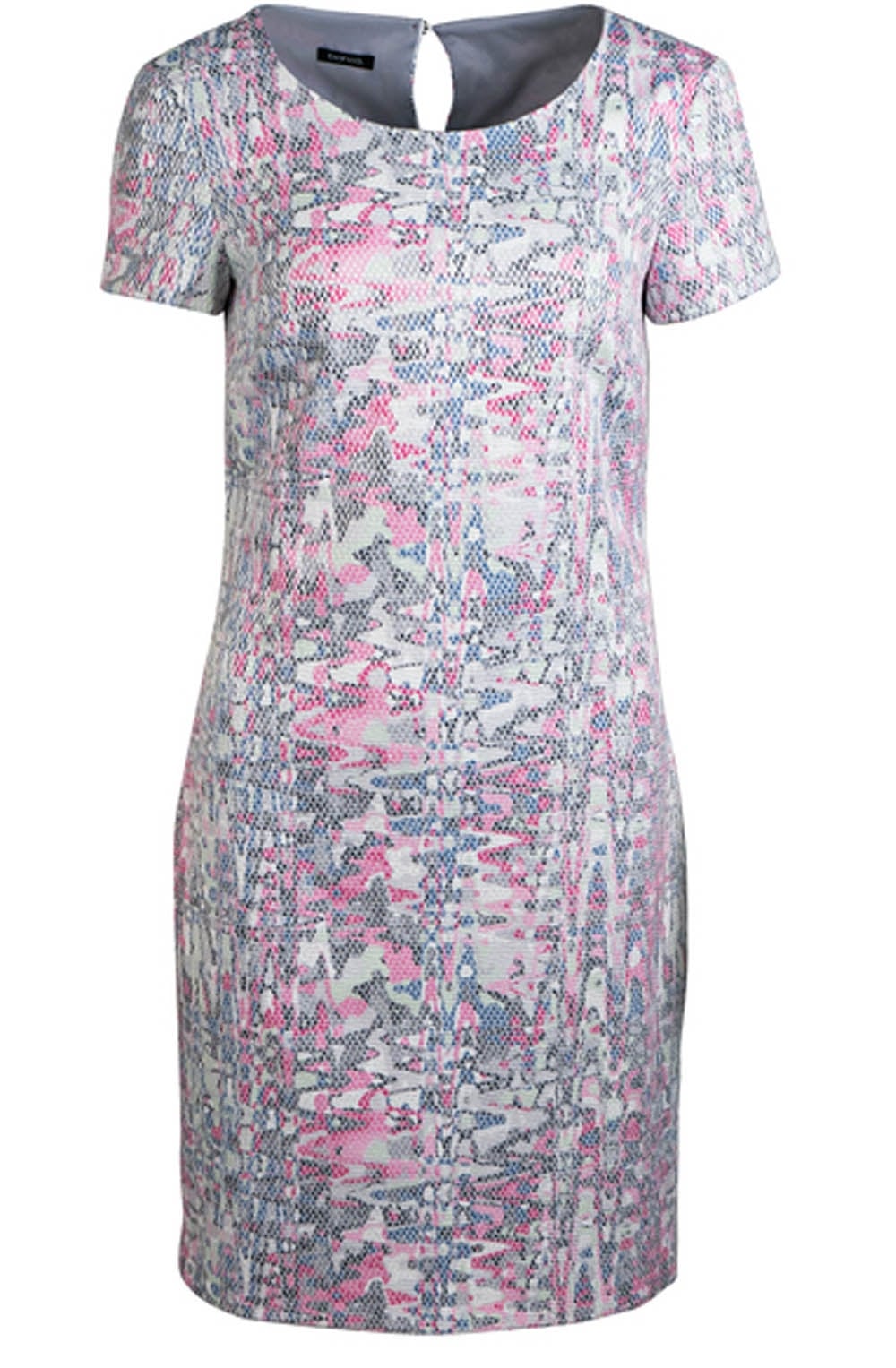 Striking Patterned Shift Dress
