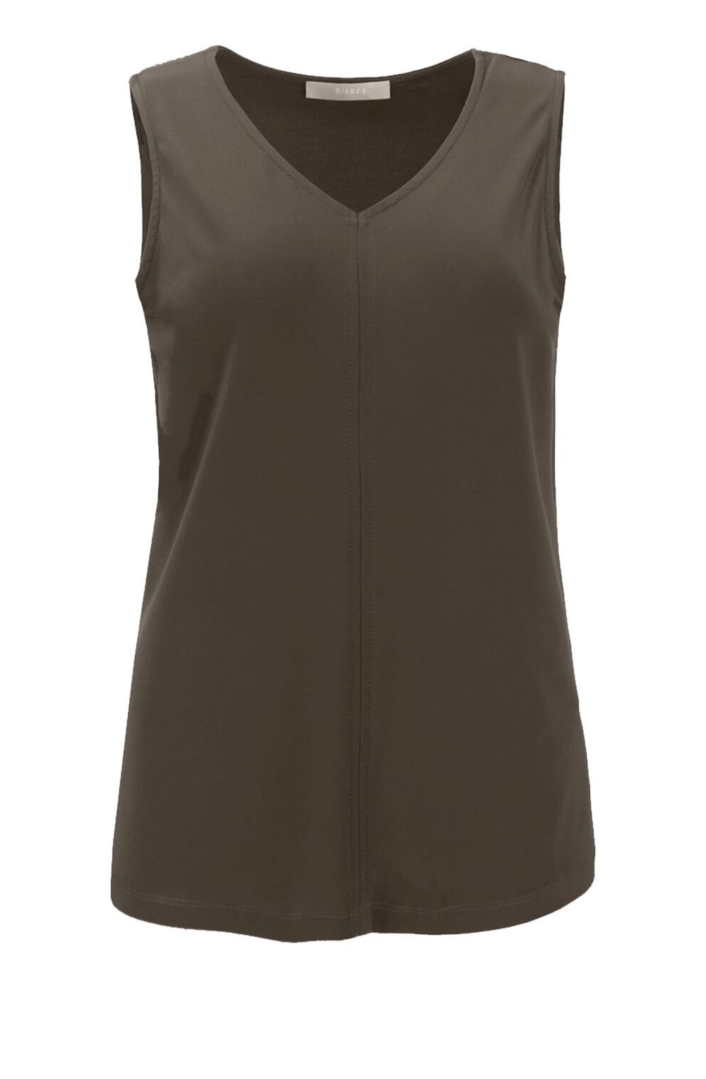 Talina Dark Safari Sleeveless Top