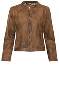Tan Suede Effect Jacket