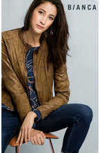 Tan Suede Effect Jacket