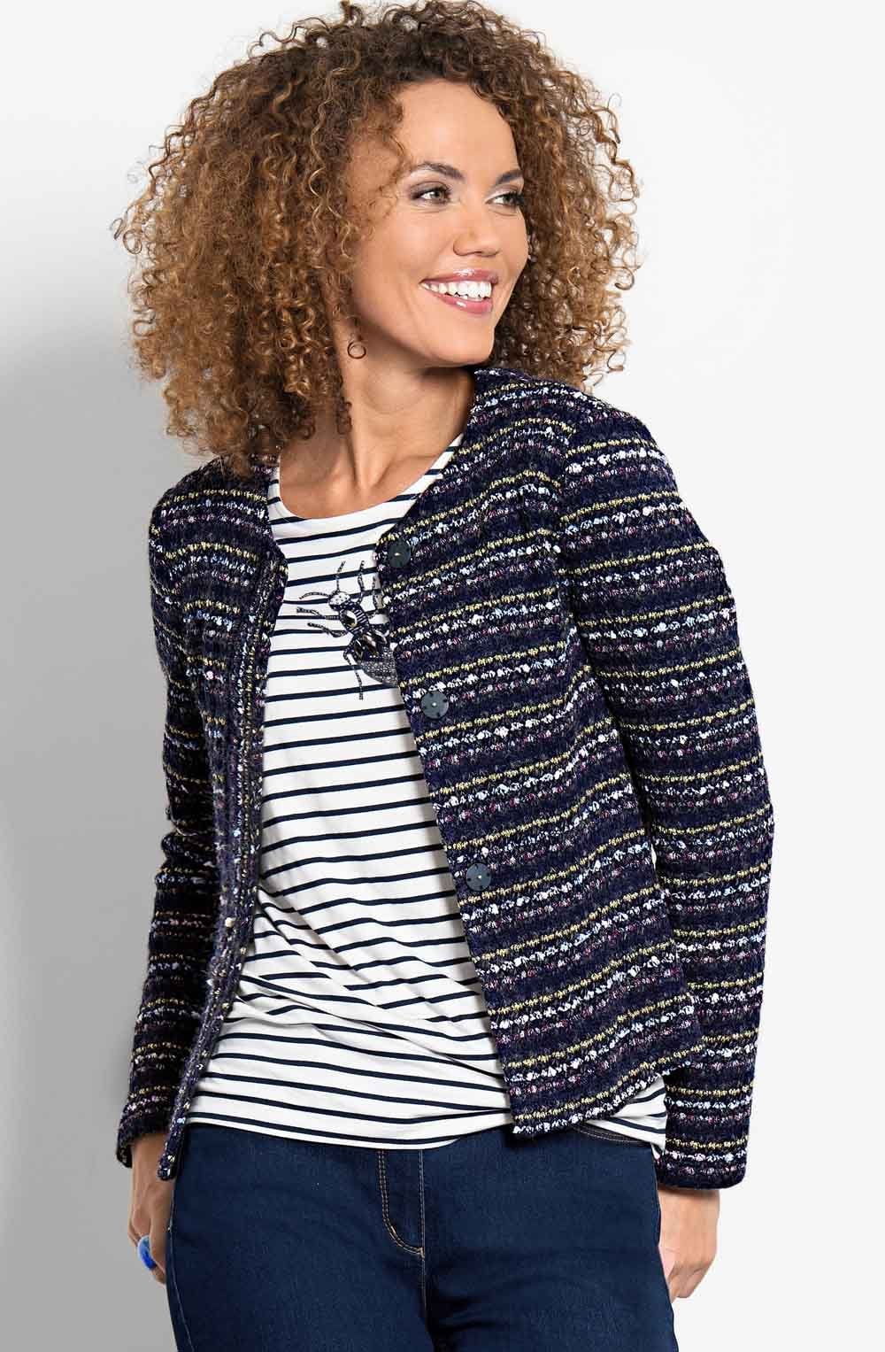 Textured Woven Knit Jacket