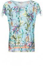 Tropical Print Jersey Top