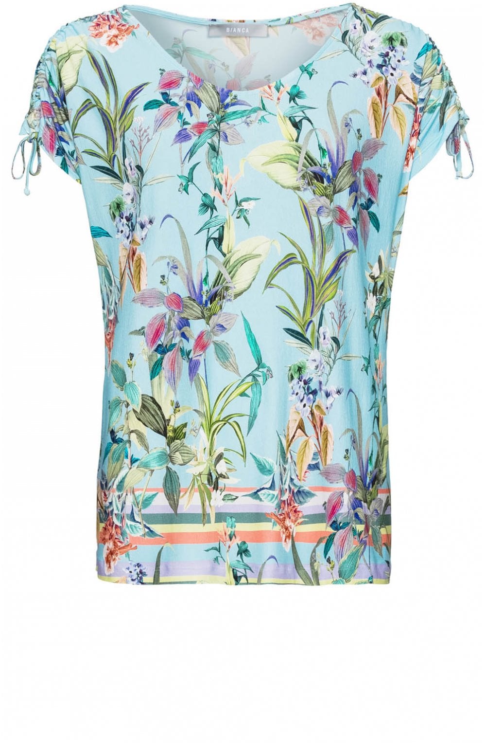 Tropical Print Jersey Top