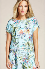 Tropical Print Jersey Top