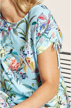 Tropical Print Jersey Top