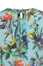 Tropical Print Sleeveless Top