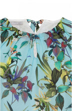 Tropical Print Sleeveless Top