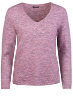 V Neck Light Berry Sweater