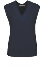 Vicky Deep Sea Blue Knitted Slip Over