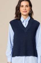 Vicky Deep Sea Blue Knitted Slip Over