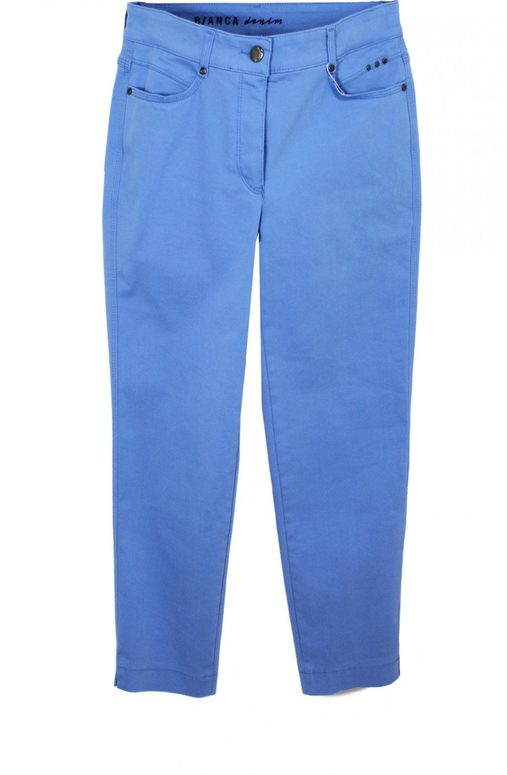 Waterfall Blue Crop Jeans