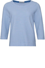 Waterfall Blue & White Patterned Top