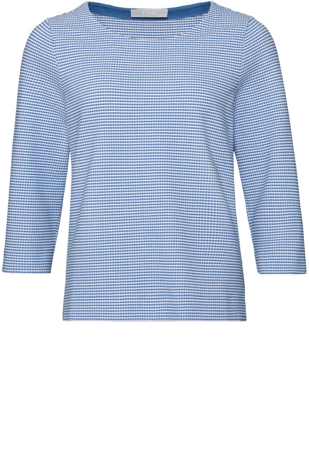 Waterfall Blue & White Patterned Top