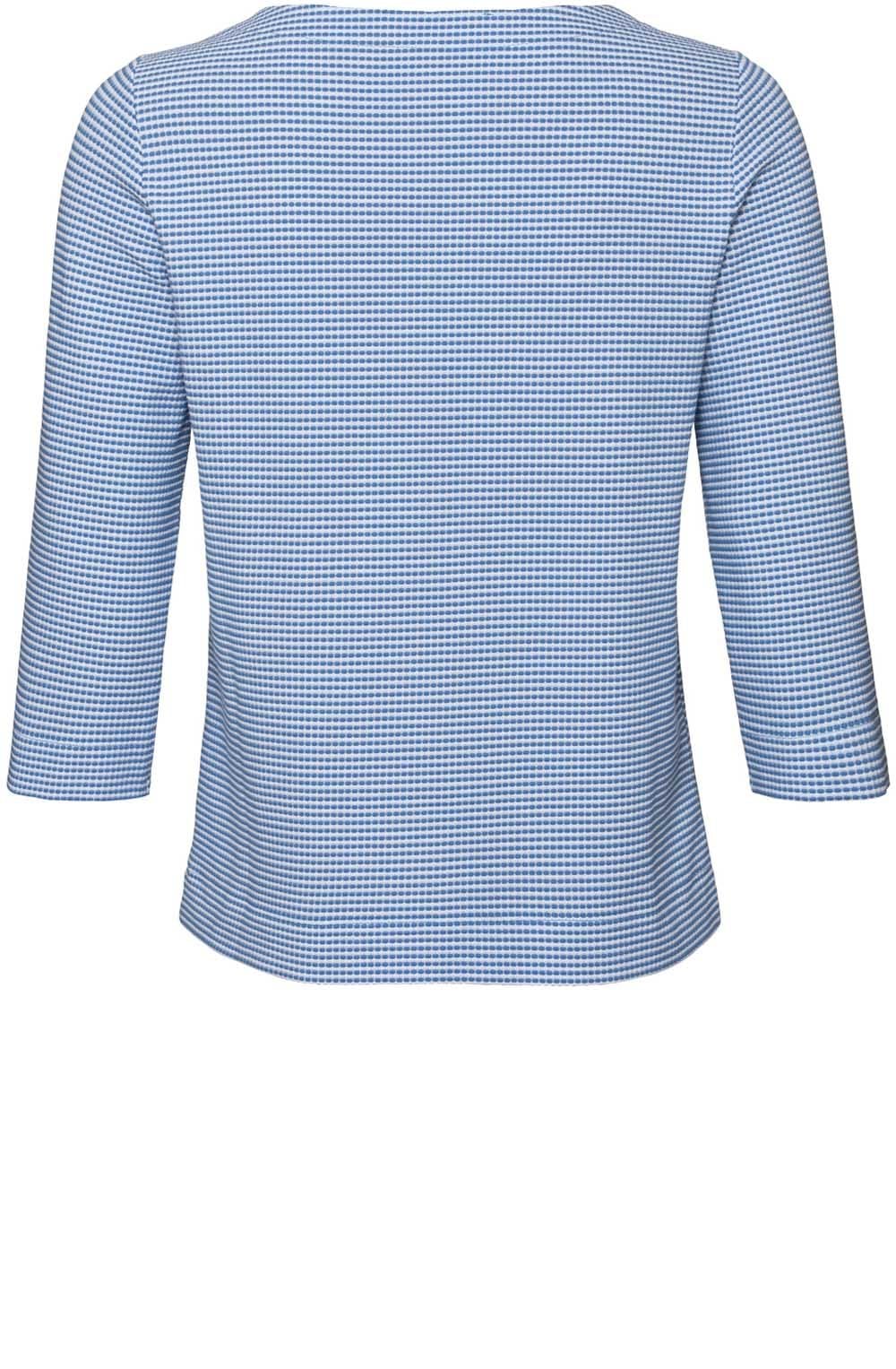 Waterfall Blue & White Patterned Top