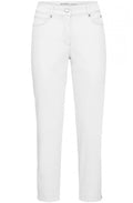 White Cropped Trousers
