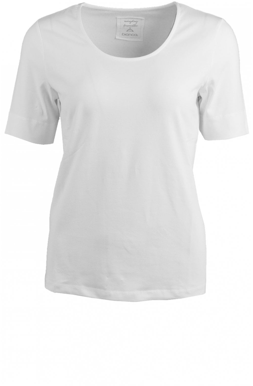 White Jersey T Shirt