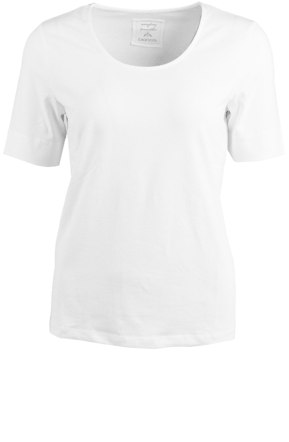 White Jersey T Shirt