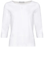 White Jersey Top