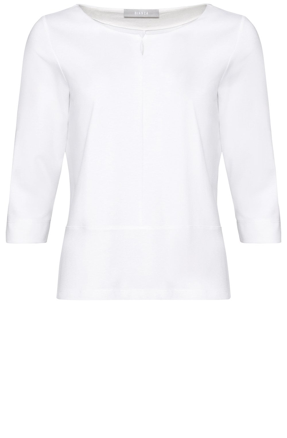White Jersey Top