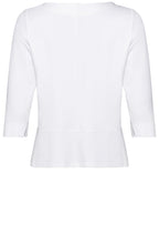 White Jersey Top