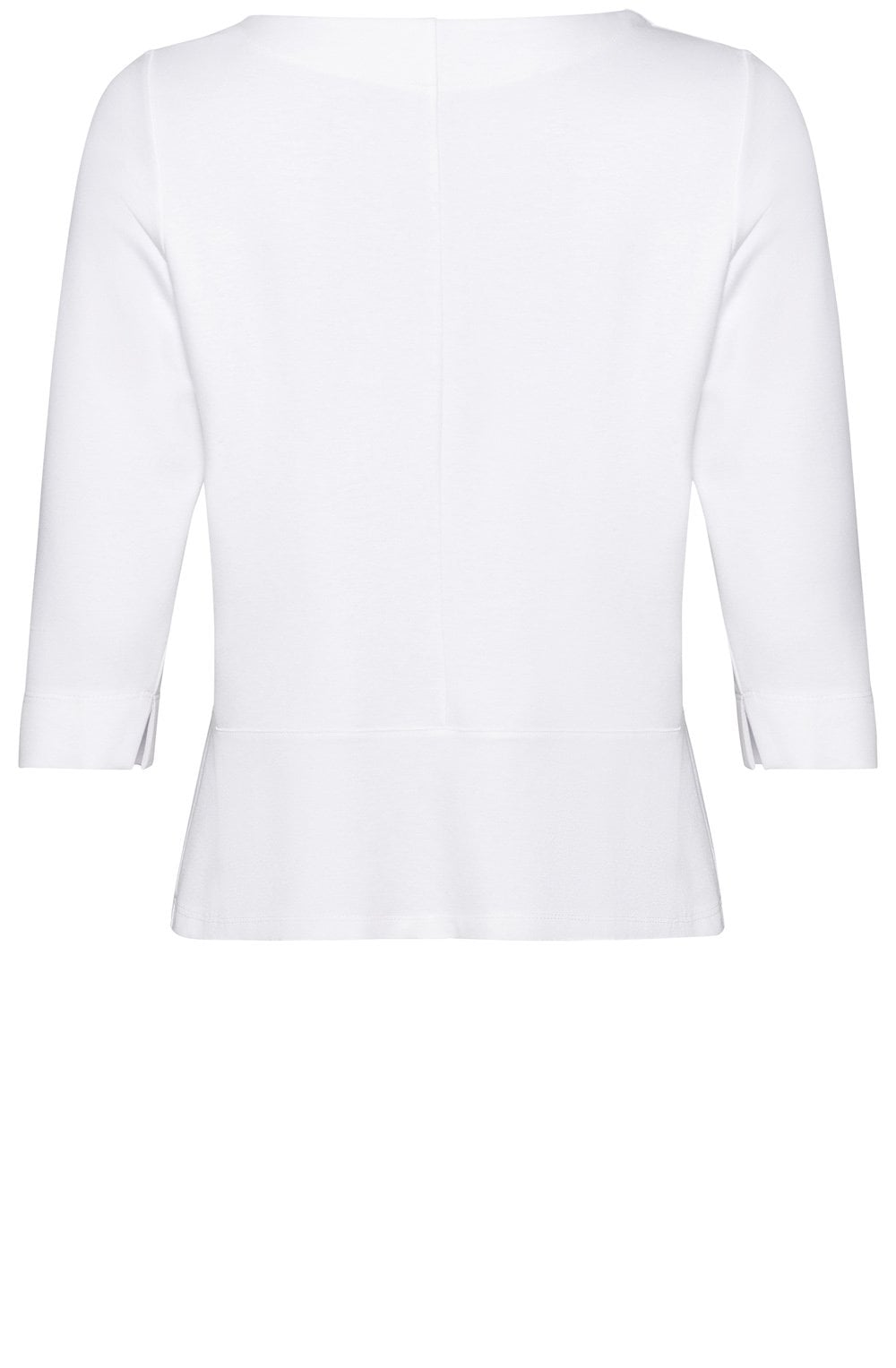 White Jersey Top