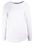 White Jersey Top