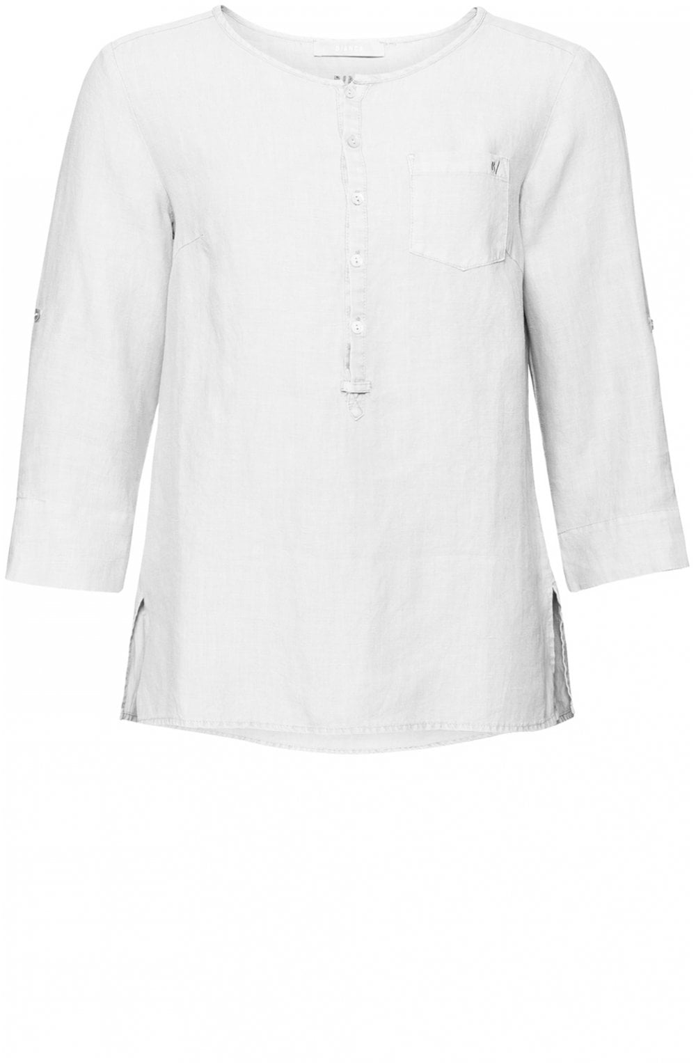 White Linen Blouse