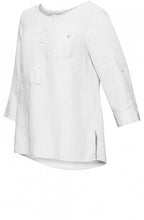 White Linen Blouse