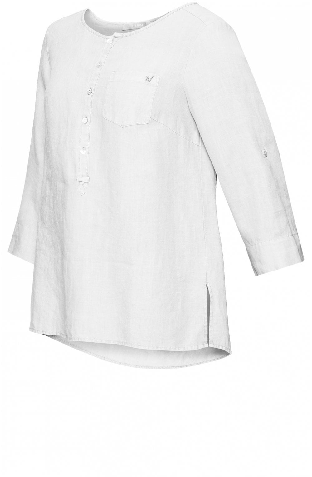 White Linen Blouse