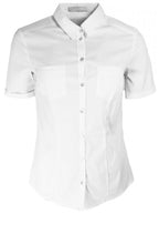 White Short Sleeved Blouse