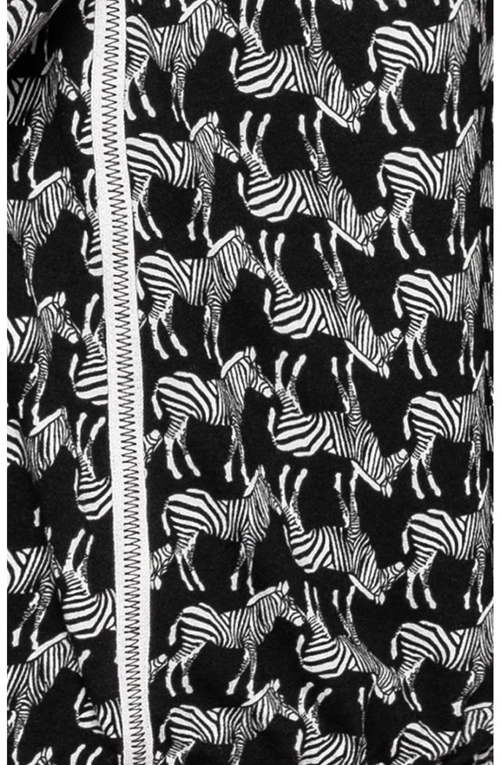 Zebra Print Jersey Top