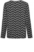 Zebra Print Jersey Top