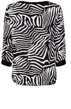 Zebra Print Top