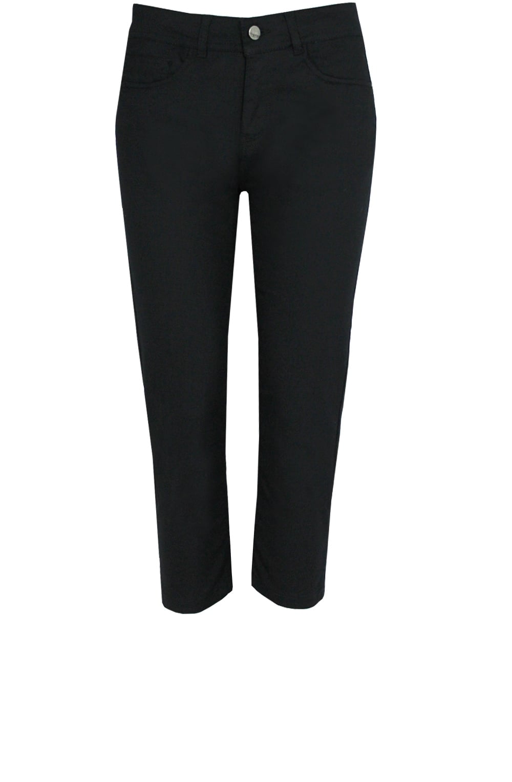 Black Cropped Trousers