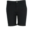 Black Demin Style Shorts