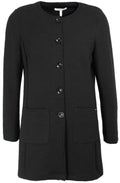 Black Embossed Print Jacket