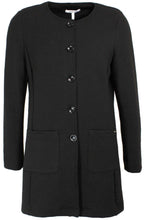 Black Embossed Print Jacket
