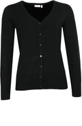 Black Fine Knit Cardigan