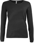 Black Fine Knit Sweater