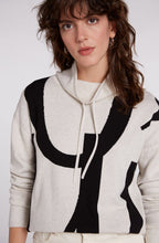 Black & Off White Marl Oui Jumper