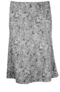 Black & White Patterned Skirt