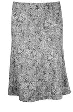 Black & White Patterned Skirt